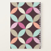 Carnet Cercles colorés Motif géométrique (Verso)