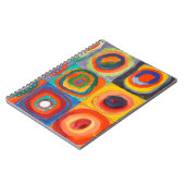 Carnet Cercles concentrés Carré de Kandinsky (Côté gauche)