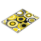 Carnet Cercles de couleur, texture géométrique abstraite (Côté gauche)