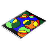 Carnet Cercles de couleurs arc-en-ciel (Côté gauche)