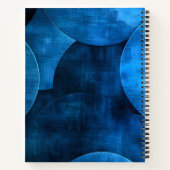 Carnet Cercles de lune bleue (Dos)