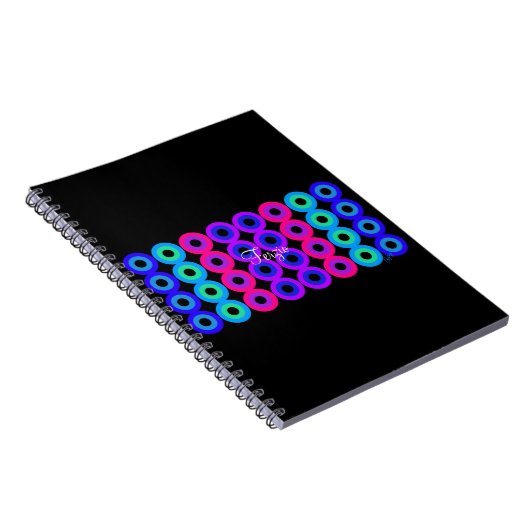 Carnet Cercles de néon (Côté Droit)