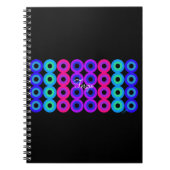 Carnet Cercles de néon (Devant)