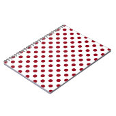Carnet Cercles des Pois rouges de Crimson (Côté gauche)