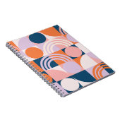 Carnet Cercles du milieu du siècle : Motif géométrique (Côté Droit)