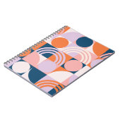 Carnet Cercles du milieu du siècle : Motif géométrique (Côté gauche)