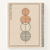Carnet Cercles et Lignes, Art Bauhaus (Dos)