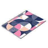 Carnet Cercles graphiques Vintage Motif sans couture (Côté gauche)