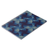 Carnet Cercles métalliques illusion optique, patte transp (Côté gauche)
