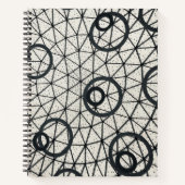 Carnet Cercles noirs et blancs (Devant)