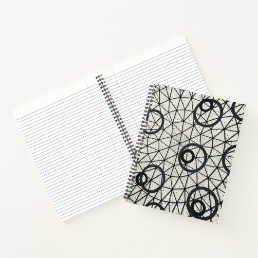 Carnet Cercles noirs et blancs (Intérieur)