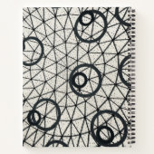 Carnet Cercles noirs et blancs (Dos)