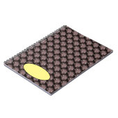 Carnet Cercles ombrés noirs (Côté gauche)