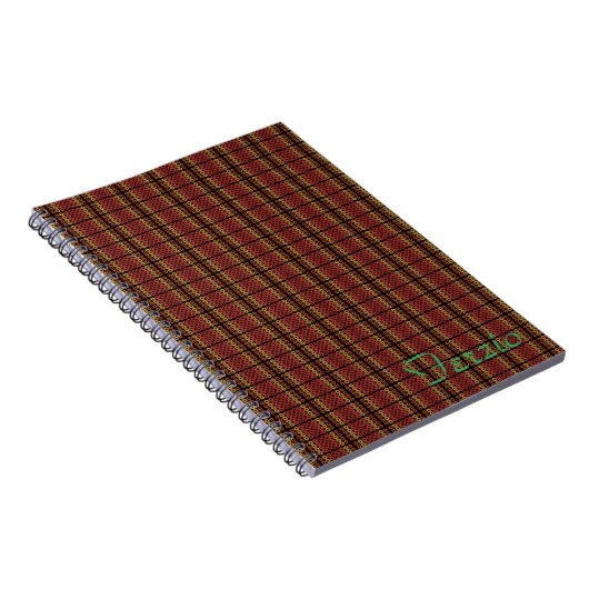 Carnet Cercles rétro chauds (Côté Droit)