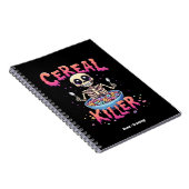 Carnet Cereal Killer Breakfast Funky Cereal Bowl Skeleton (Côté Droit)