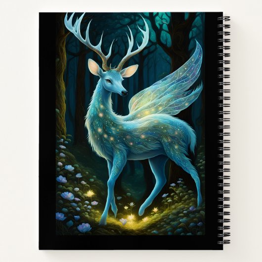 Carnet Cerf à ailes magiques (Dos)