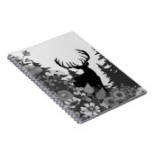 Carnet Cerf à grande ramure hors de la forêt (Côté Droit)