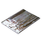 Carnet cerf à queue blanche dans la neige (Côté gauche)