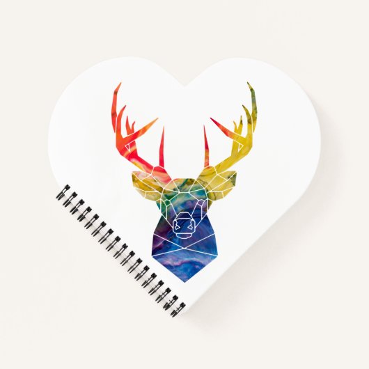 Carnet Cerf aquarelle (Devant)