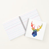 Carnet Cerf aquarelle (Intérieur)