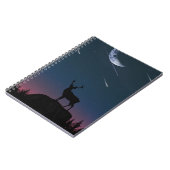 Carnet cerf au clair de lune (Côté gauche)