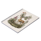 Carnet Cerf aux fleurs sauvages  (Côté gauche)