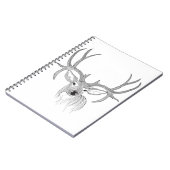 Carnet cerf, chasse aux cerfs, cerf muet, cerf de bébé, q (Côté gauche)