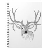 Carnet cerf, chasse aux cerfs, cerf muet, cerf de bébé, q (Devant)