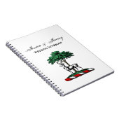 Carnet Cerf Daim devant un Arbre Emblème de Blason Crête (Côté Droit)