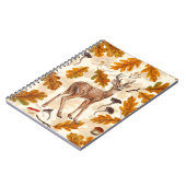 Carnet Cerf dans la forêt automnale (Côté gauche)