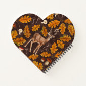 Carnet Cerf dans la forêt automnale 2 (Dos)