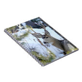 Carnet Cerf Dans La Neige (Côté Droit)
