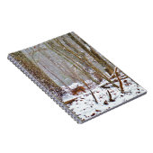 Carnet Cerf dans la neige, lécher la jambe (Côté Droit)