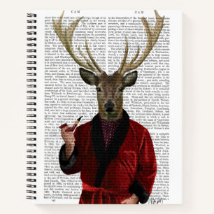 Carnet Cerf dans la veste de tabac