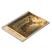 Carnet Cerf dans les bois VINTAGE (Côté gauche)