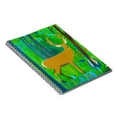 Carnet Cerf dans un cadre forestier d'Imaginaire (Côté Droit)