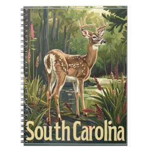 Carnet Cerf de Caroline du Sud