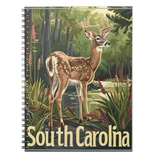 Carnet Cerf de Caroline du Sud (Devant)