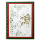Carnet Cerf de Noël (Devant)