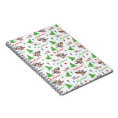 Carnet cerf de Noël fou (Côté Droit)