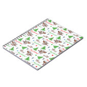 Carnet cerf de Noël fou (Côté gauche)