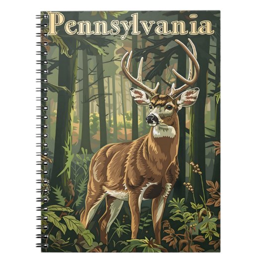 Carnet Cerf de Pennsylvanie (Devant)