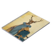 Carnet Cerf En Robe Bleue 2 (Côté gauche)