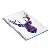 Carnet Cerf floral (Côté Droit)