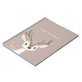 Carnet Cerf heureux de la forêt (Côté gauche)