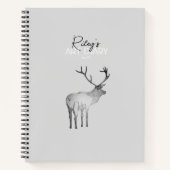 Carnet Cerf personnalisé (Devant)