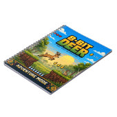 Carnet Cerf, Pixel Art 8 Bits Rétro (Côté gauche)