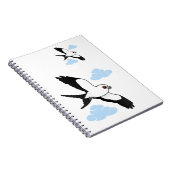 Carnet cerf-volant Hirondelle-coupé la queue en vol (Côté Droit)