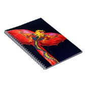 Carnet Cerf-volant rouge de dragon (Côté Droit)