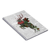 Carnet Cerfs communs de fraise (Côté Droit)